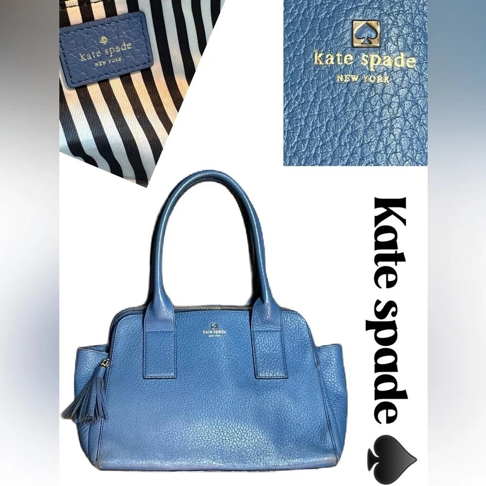 Kate Spade Blue Leather Women's Bag